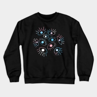 Eyes of the Void - Trans Pride Crewneck Sweatshirt